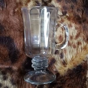 Irish coffee mugs made with glass 5" tall excellen